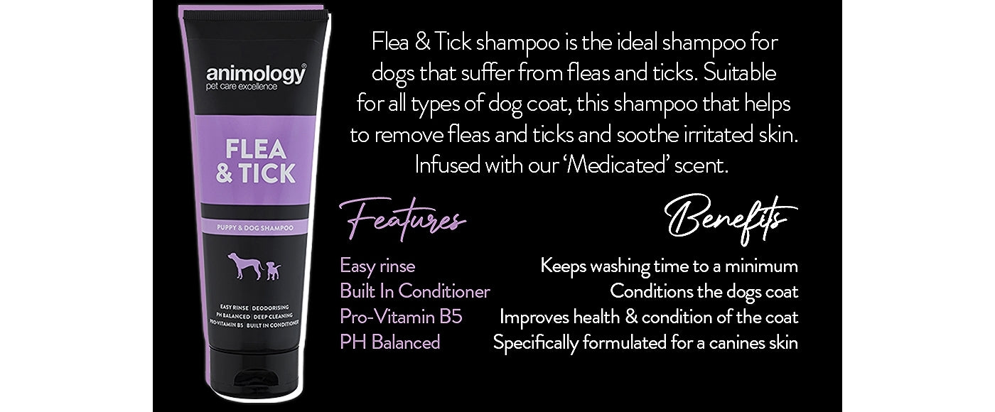 Animology - Flea & Tick Puppy & Dog Shampoo - Buy Online SPR Centre UK