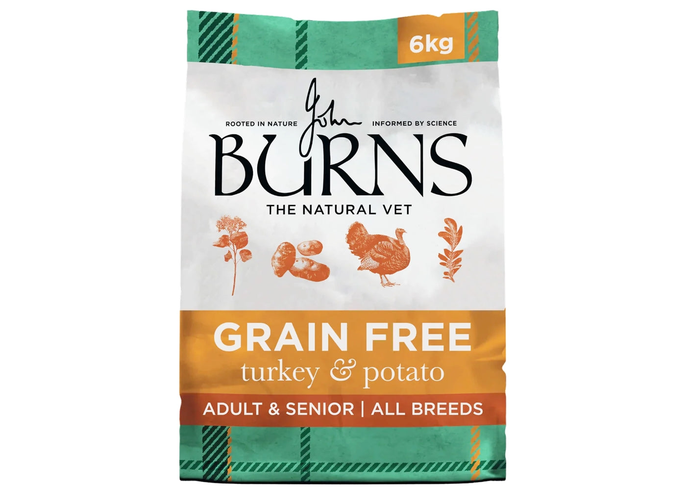 Burns - Adult/Senior Grain Free Dog Food (Turkey & Potato)