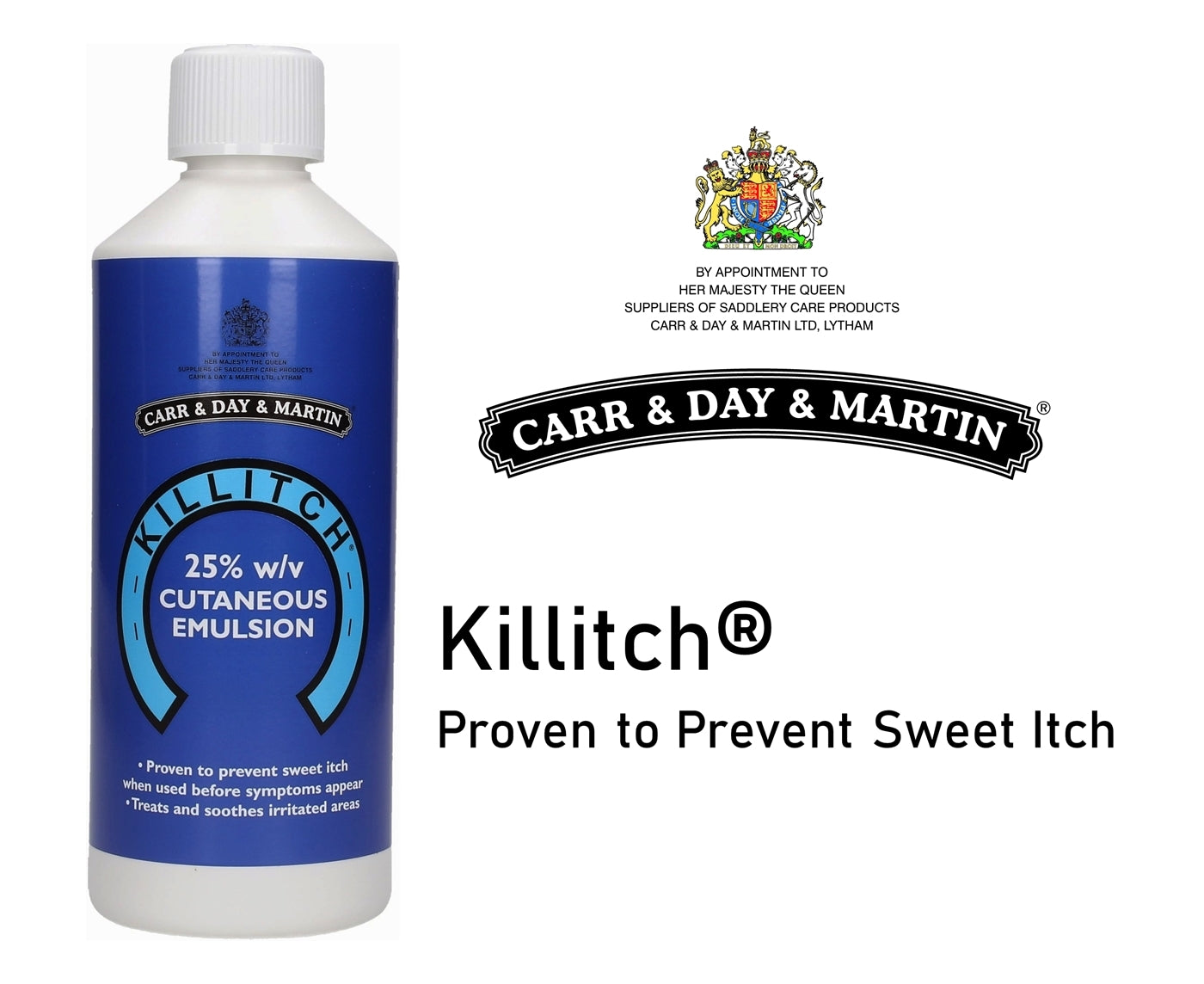 Carr & Day & Martin - Killitch | Treats Sweet Itch in Horses - Buy Online SPR Centre UK