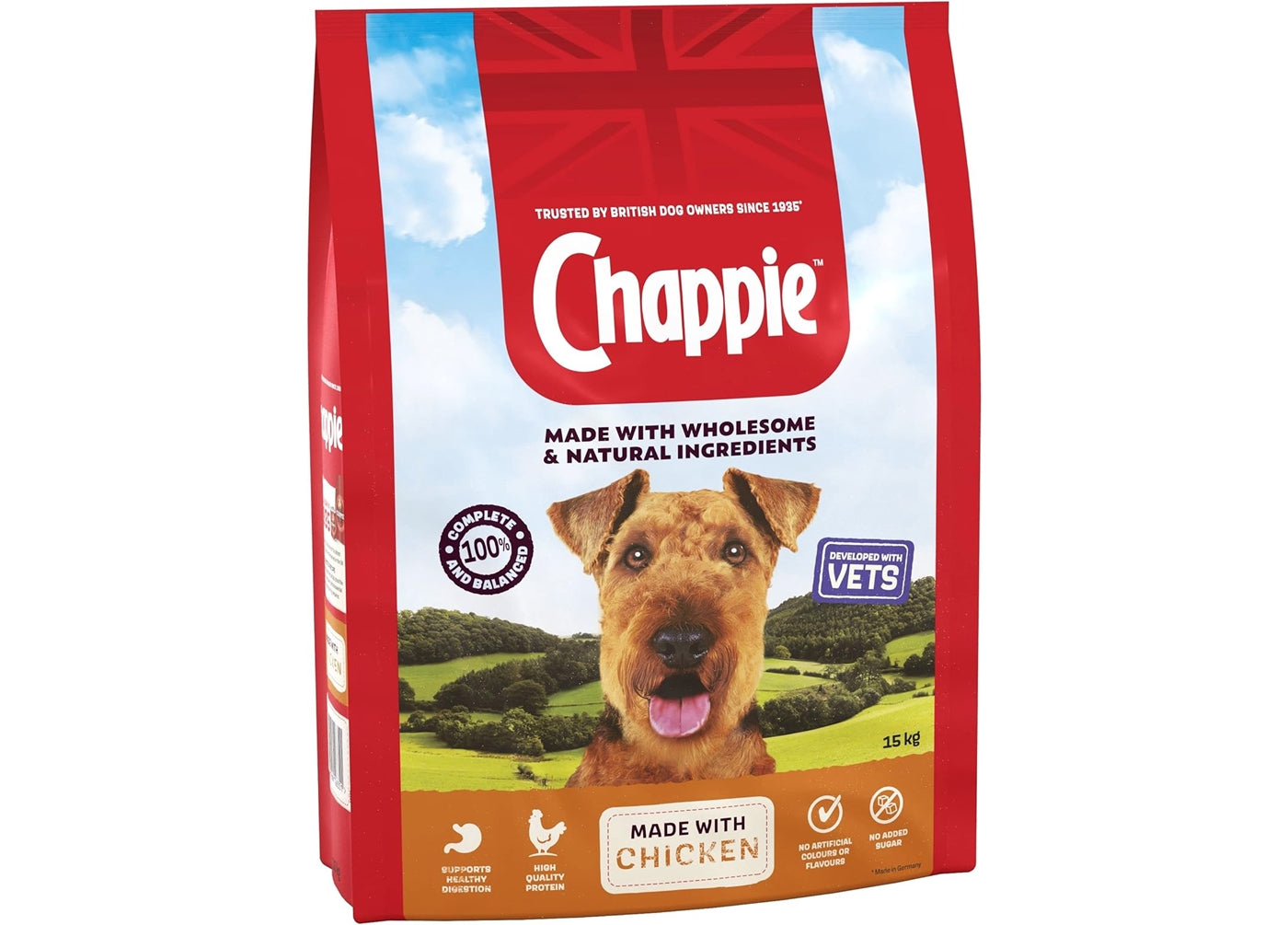 Chappie - Complete Adult Dog Food - Chicken & Wholegrain Cereal - Buy Online SPR Centre UK