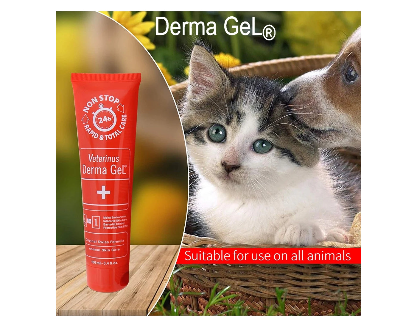 Veterinus Derma GeL - For All Animals- Buy Online SPR Centre UK