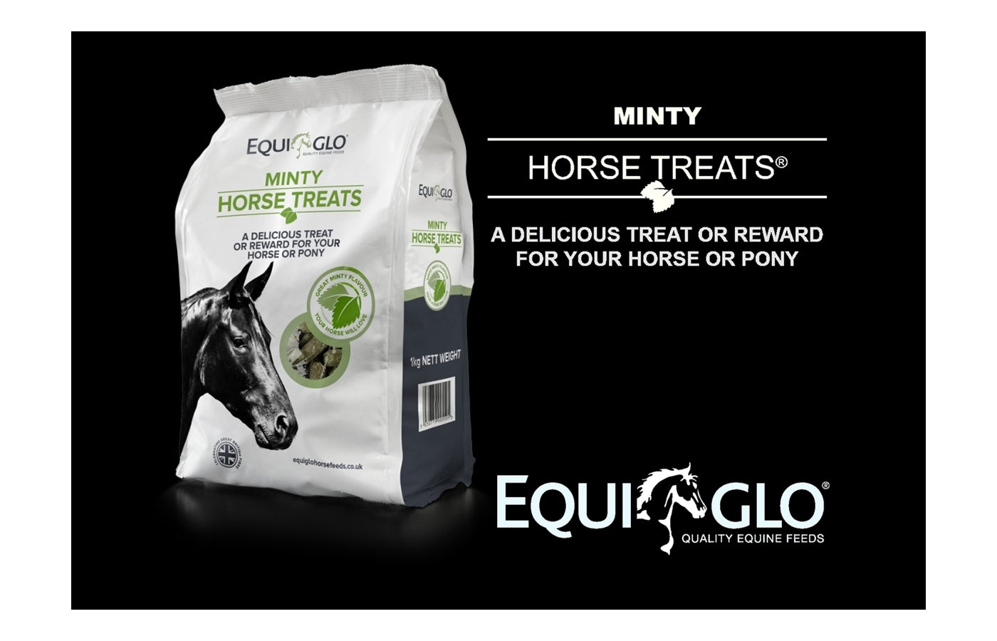 EquiGlo - Minty Horse Treats 1kg - Buy Online SPR Centre UK