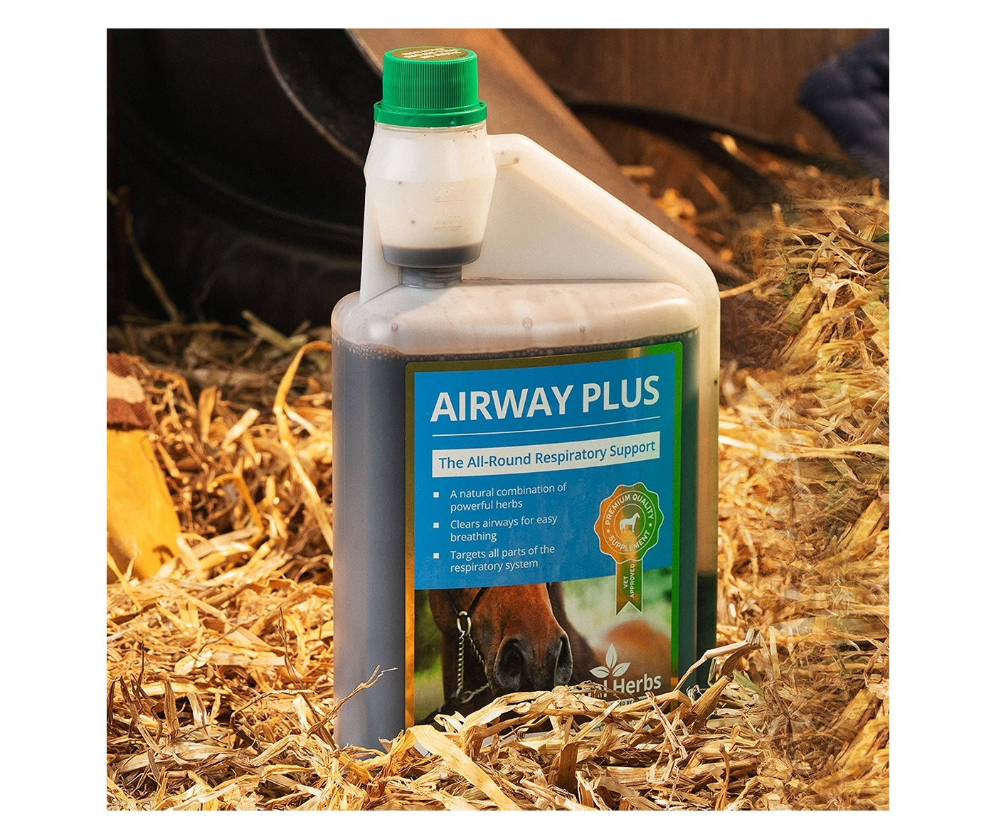 Global Herbs - Airway Plus Liquid | Horse Care- Buy Online SPR Centre UK