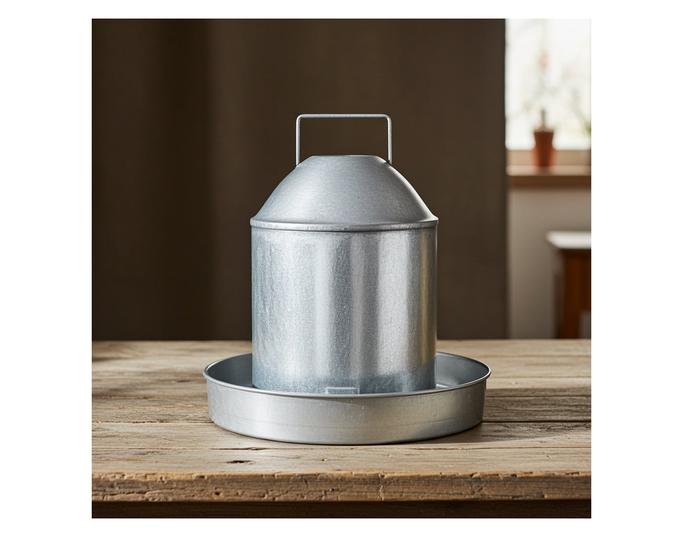 Heritage - ½ Gallon Galvanised Poultry Drinker - Buy Online SPR Centre UK