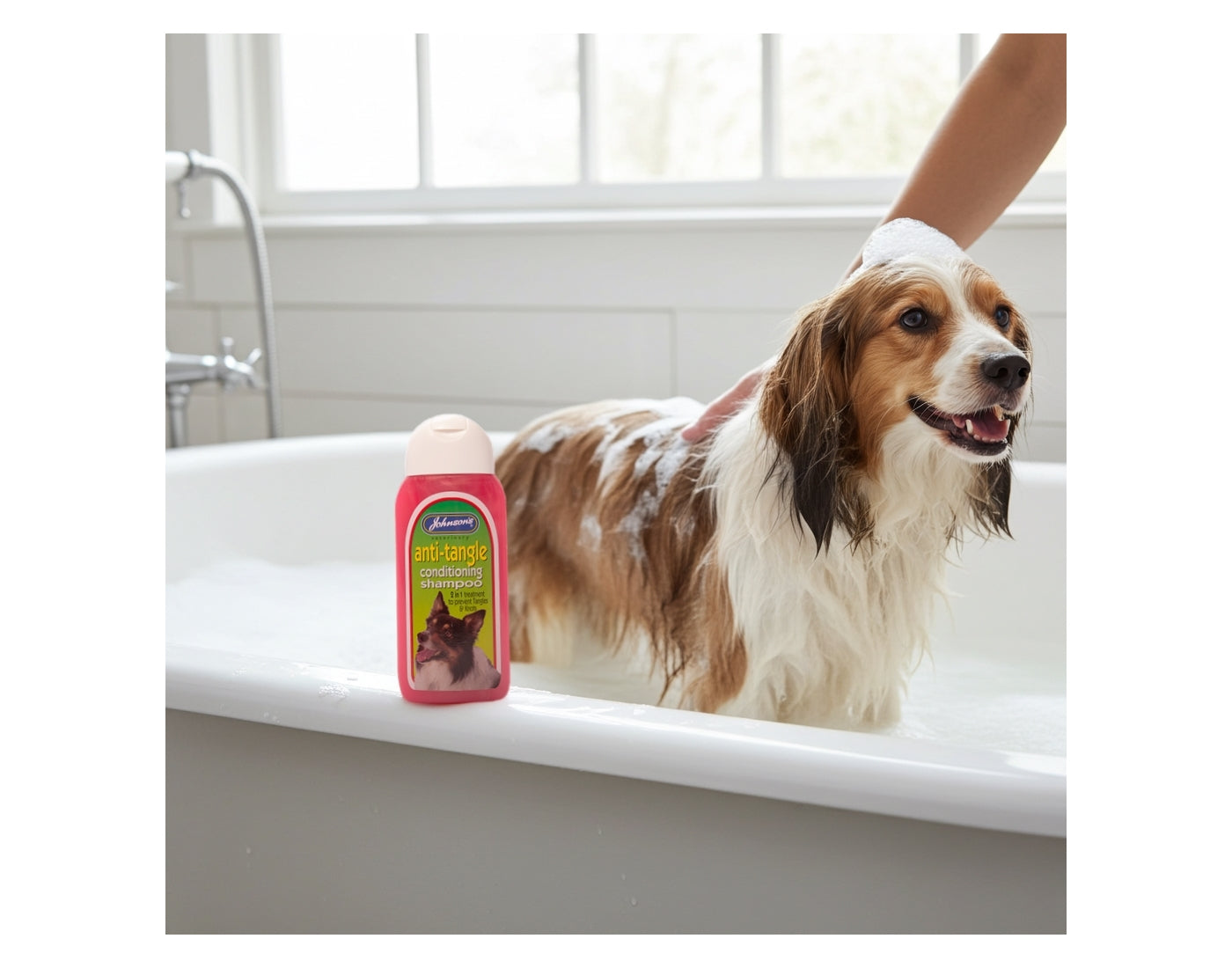 Johnson's - Anti-Tangle Conditioning Shampoo for Dogs - Buy Online SPR Centre UK