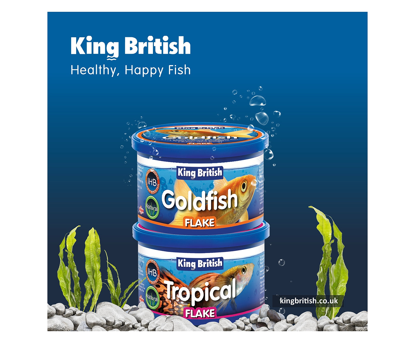 King British - Goldfish Flake (with IHB) - Buy Online SPR Centre UK