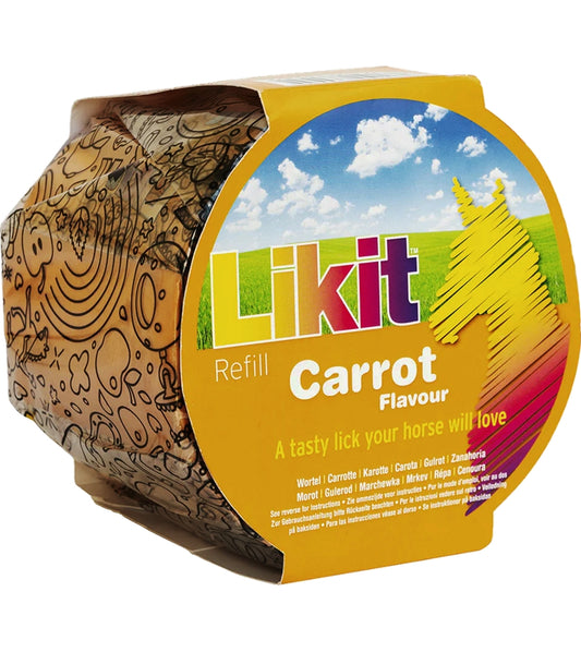 Likit - Carrot Flavour Horse Treat - Buy Online SPR Centre UK