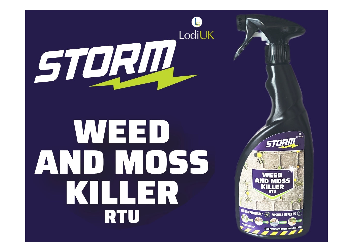 Storm - RTU Weed & Moss Killer Spray 750ml - Buy Online SPR Centre UK