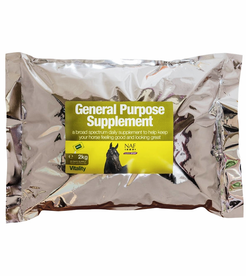 NAF General Purpose Supplement 2kg Refill | Horse Care - Buy Online SPR Centre UK