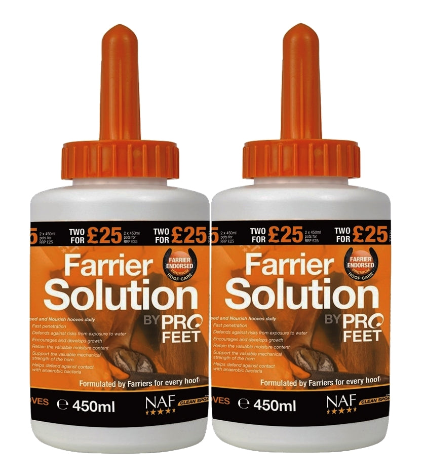 NAF - Profeet Farrier Solution - 2 x 450ml *Special Offer* - Buy Online SPR Centre UK