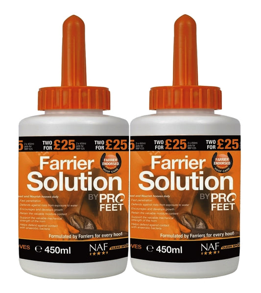 NAF - Profeet Farrier Solution - 2 x 450ml *Special Offer* - Buy Online SPR Centre UK
