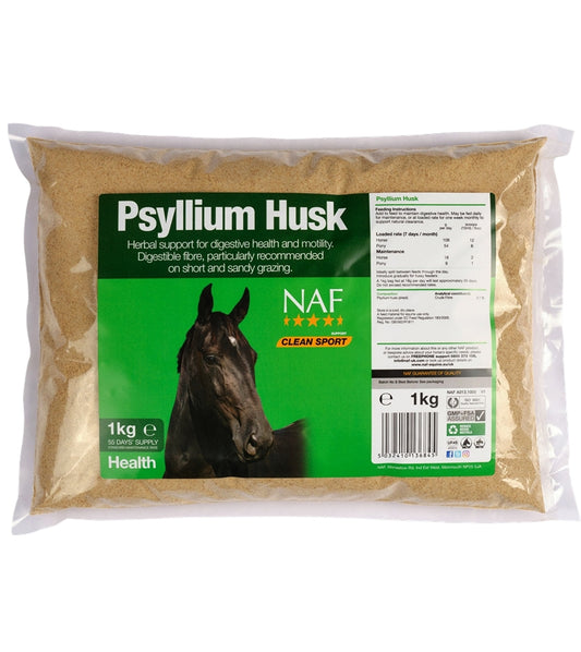 NAF - Psyllium Husk 1kg | Horse Care - Buy Online SPR Centre UK