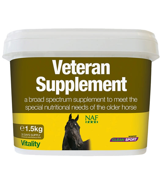 NAF - Veteran Supplement 1.5kg | Horse Care - Buy Online SPR Centre UK