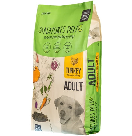 Natures Deli Adult Turkey & Rice Dog Food - Buy Online SPR Centre UK