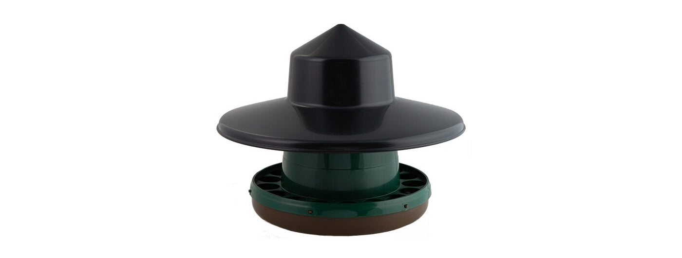 Gaun - 100% Recycled Rain Hat for the 4kg Poultry Feeder - Buy Online SPR Centre UK