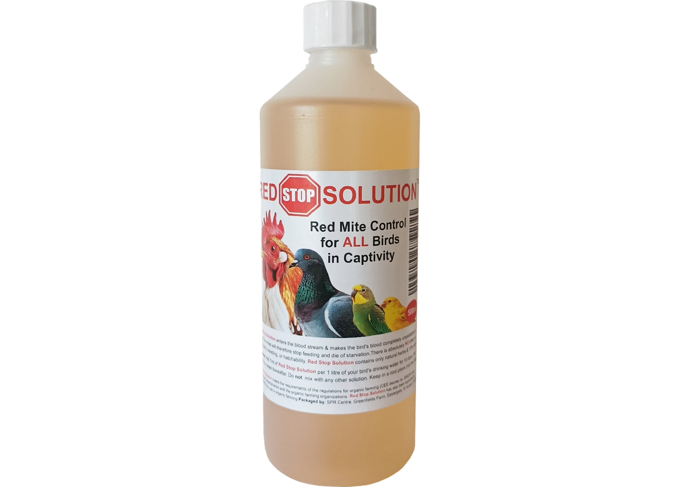 Red Stop Solution - Red Mite Control for Poultry, Pigeons, Cage Birds - Buy Online SPR Centre UK