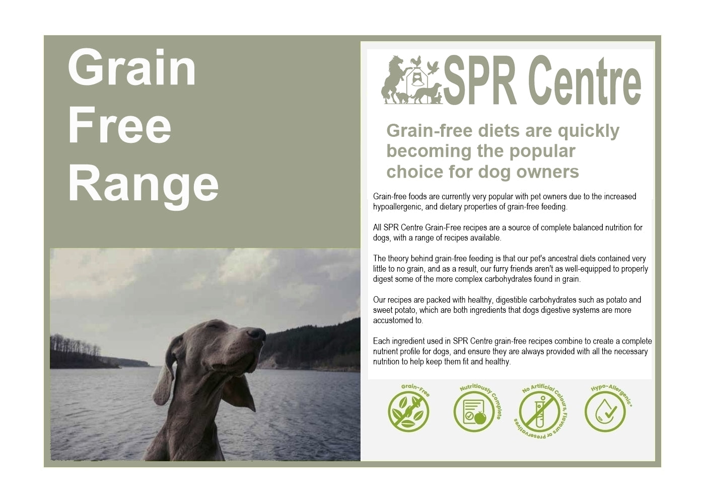 SPR - Grain Free Puppy Food - Chicken & Sweet Potato - Buy Online SPR Centre UK