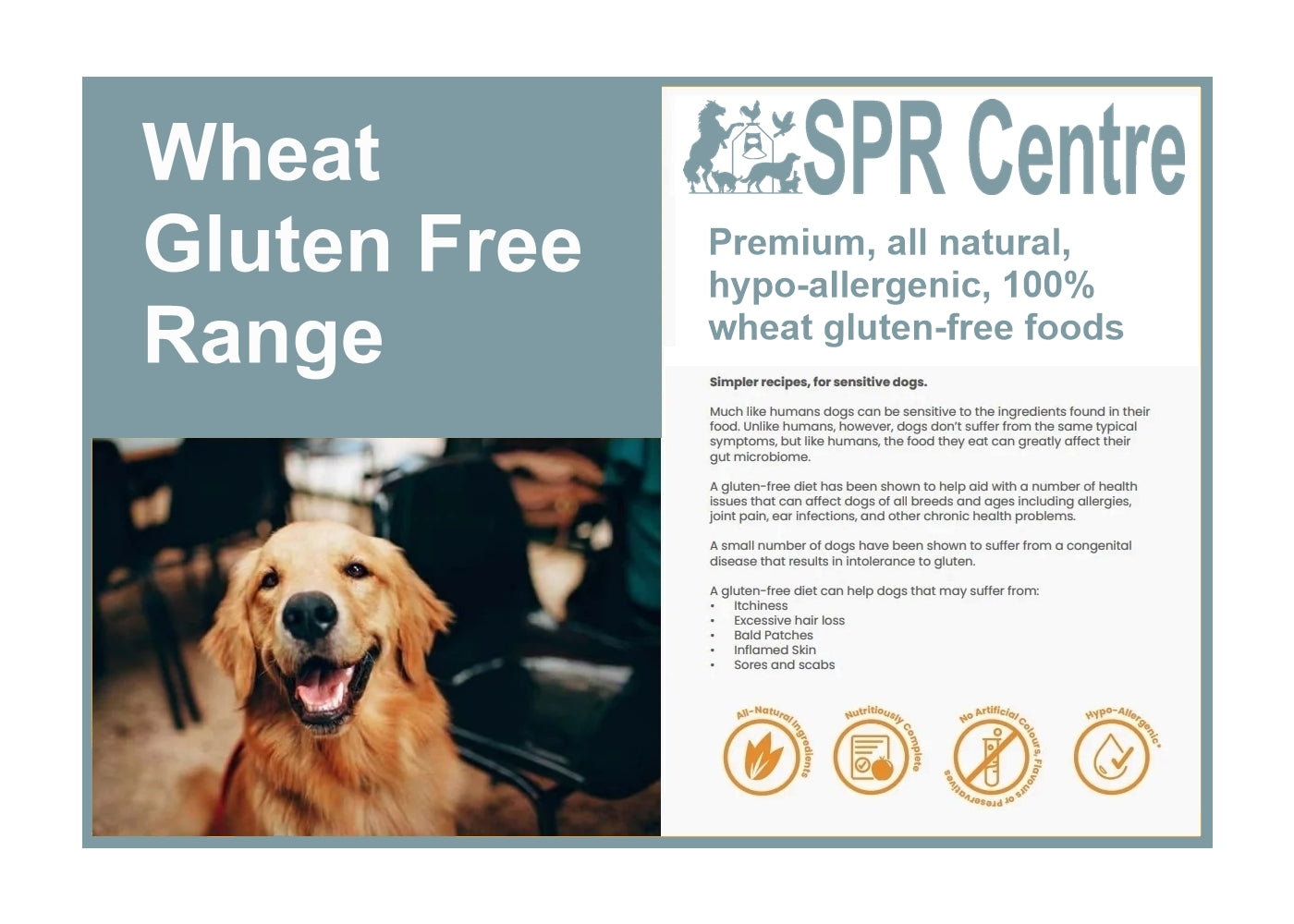 SPR - Gluten Free Light & Mature Dog Food - Buy Online SPR Centre UK