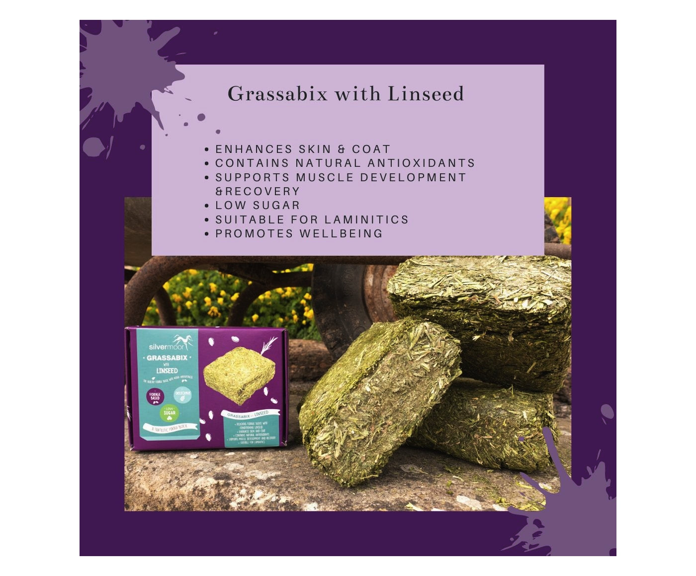 Silvermoor Grassabix with Linseed | Horse Feed - Buy Online SPR Centre UK