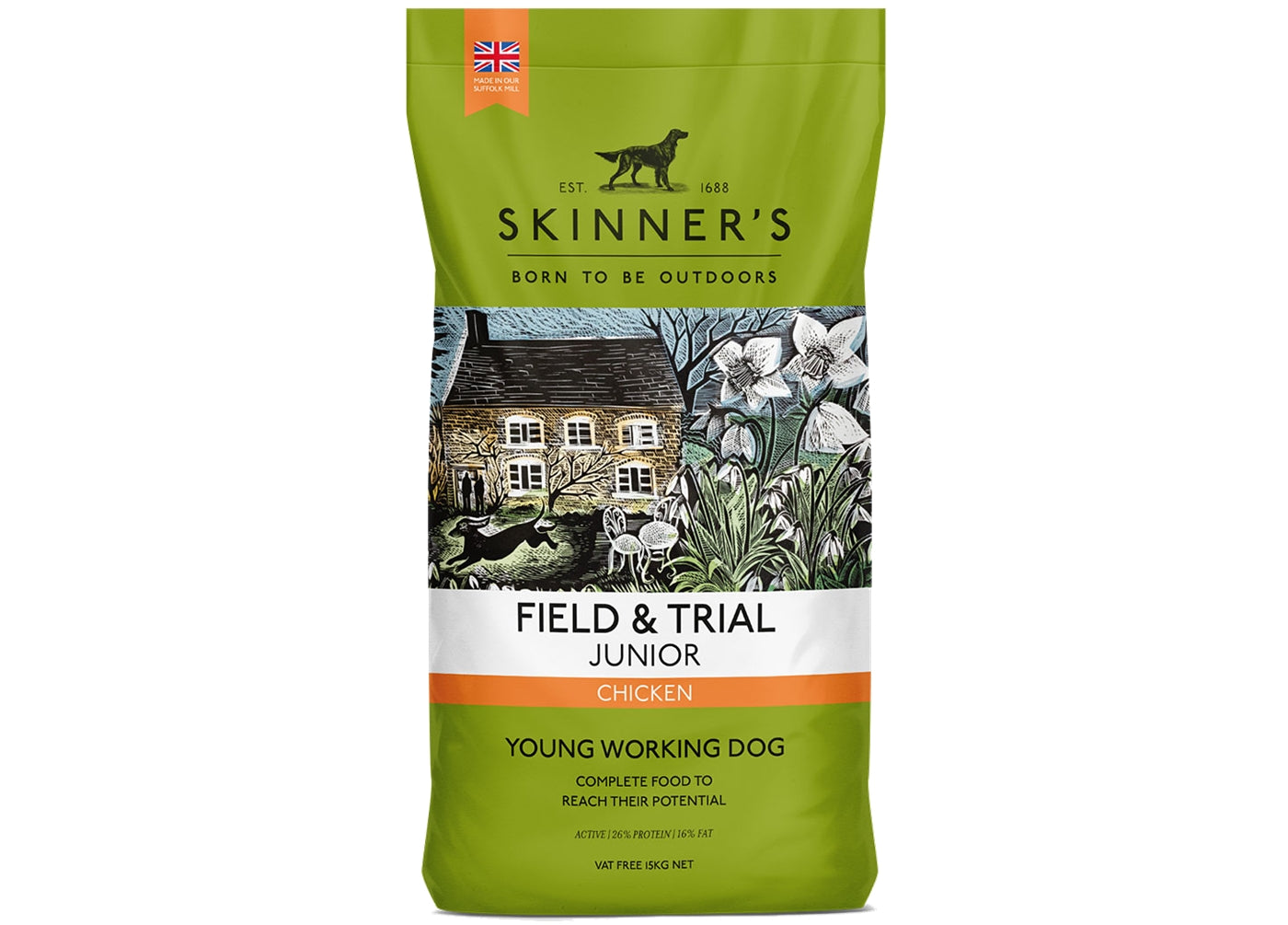 Skinner's - Field & Trial Junior Chicken *VAT Free* Buy Online SPR Centre UK