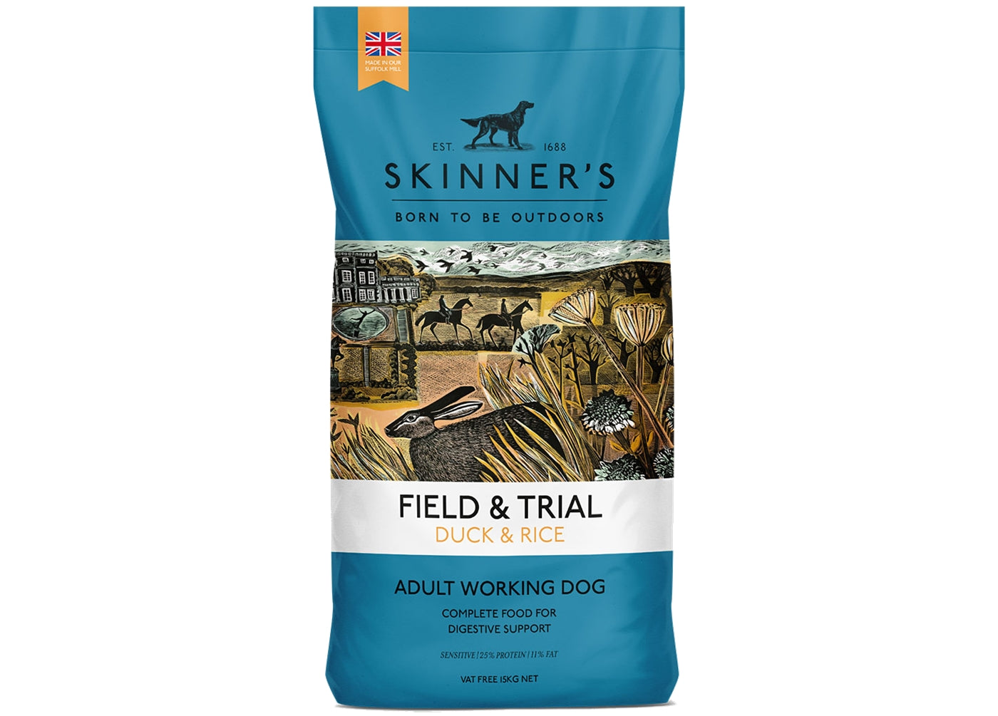 Skinner's - Field & Trial Duck & Rice - *VAT Free* - Buy Online SPR Centre UK