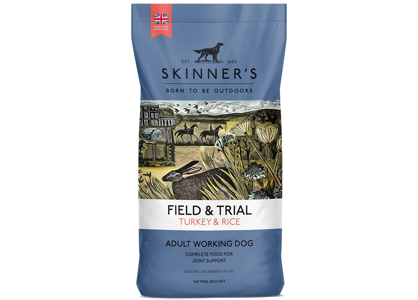 Skinner's - Field & Trial Turkey & Rice - *VAT Free* - Buy Online SPR Centre UK