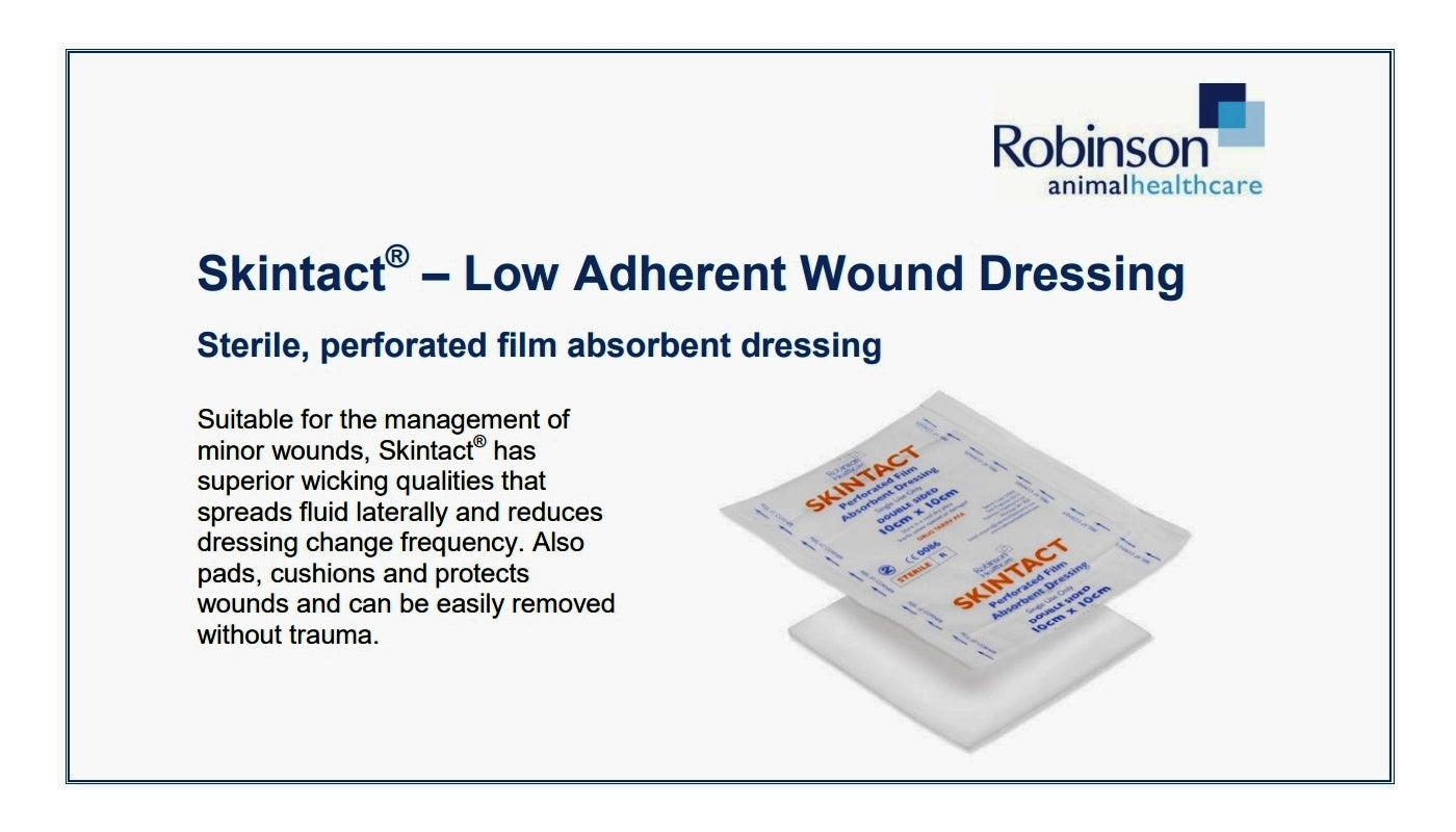 Skintact Perforated Film Absorbent Dressing (10 x 10cm) - Buy Online SPR Centre UK