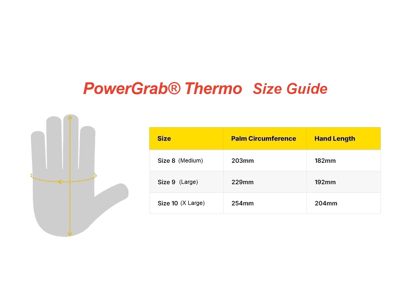Towa - PowerGrab Thermo Gloves (Orange) - Buy Online SPR Centre UK