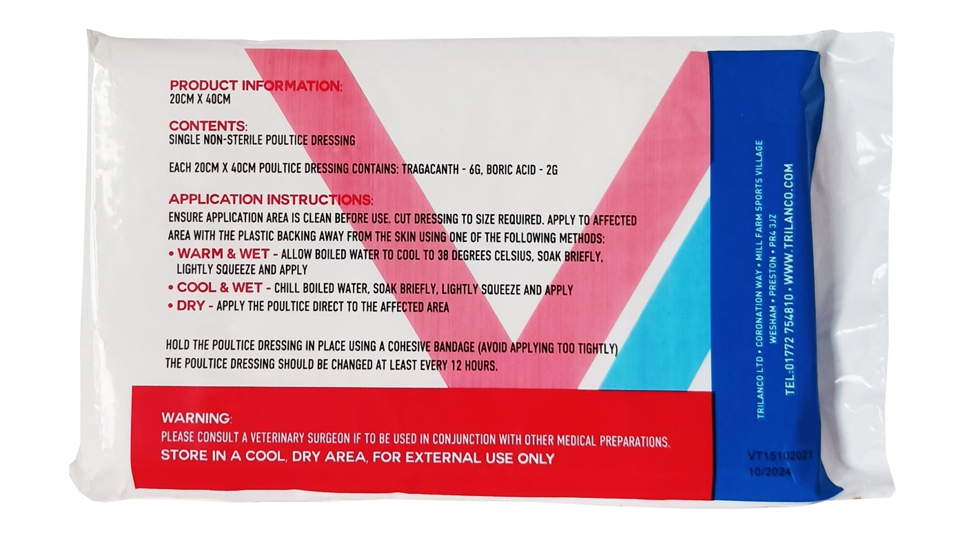 Triamvet - All Purpose Animal Poultice Dressing | Animal Care - Buy Online SPR Centre UK