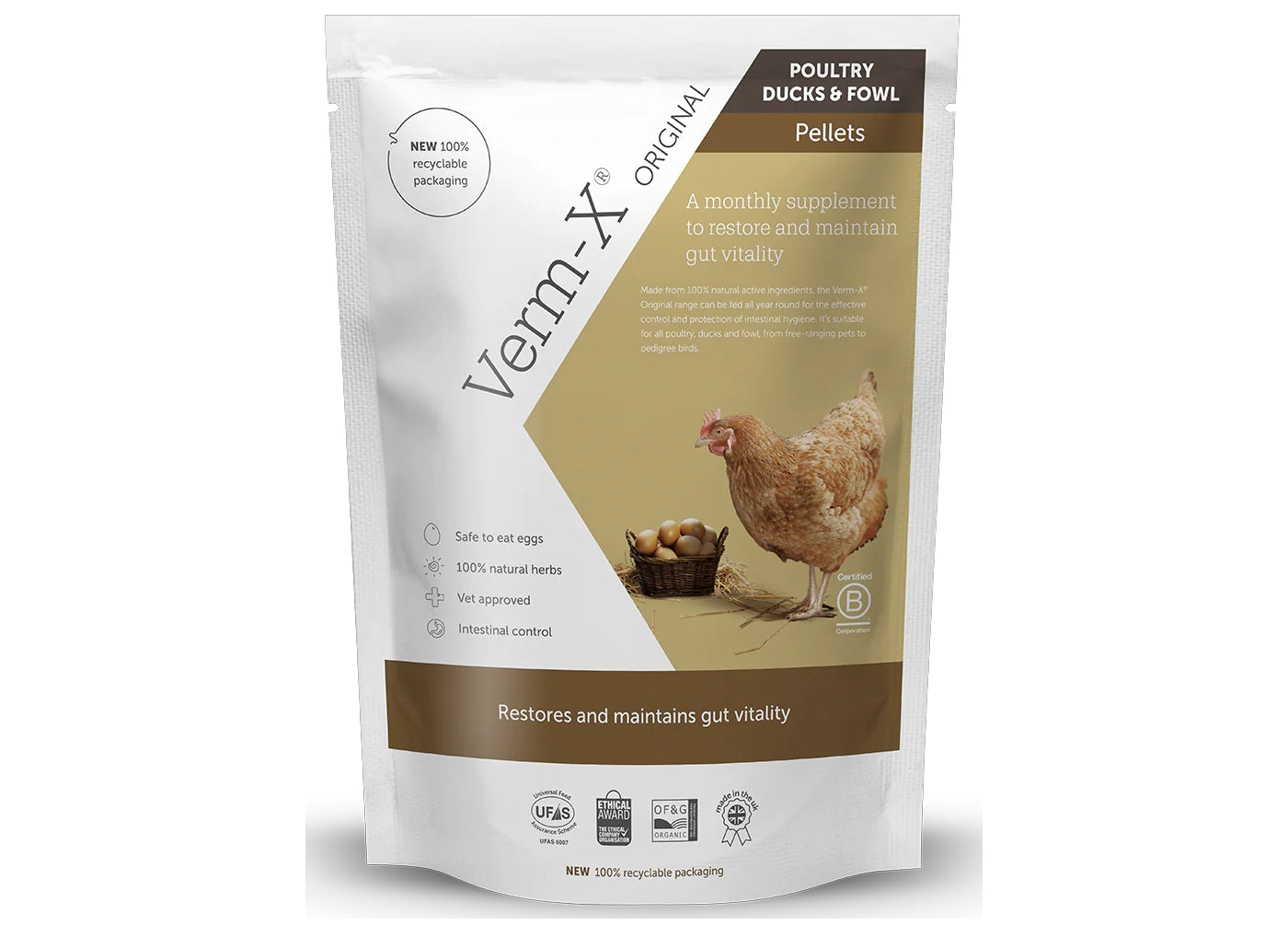 Verm-X Pellets for Poultry, Ducks & Fowl - Buy Online SPR Centre UK