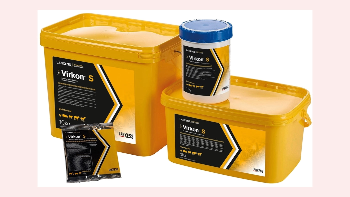 Virkon S - Disinfectant Powder 1kg - Buy Online SPR Centre UK