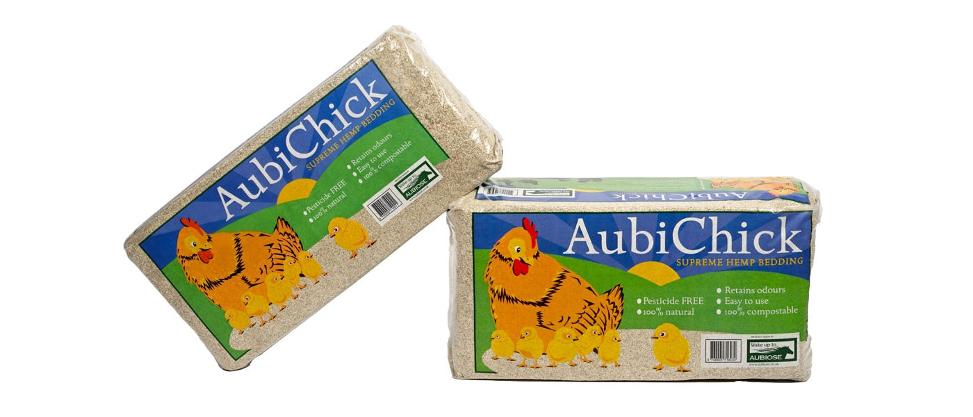 AubiChick - Hemp Poultry Bedding 20kg - Buy Online SPR Centre UK