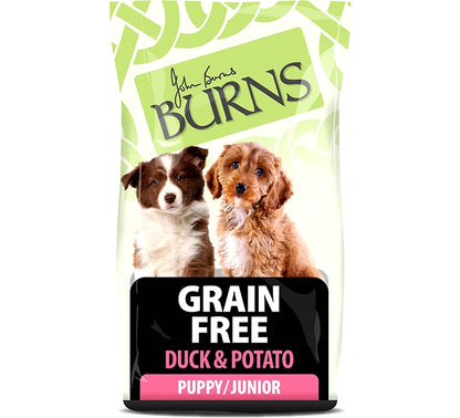 Burns - Grain Free Puppy/Junior (Duck & Potato) - 2kg