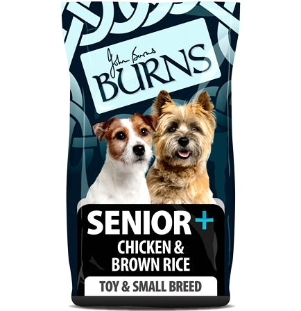 Burns - Senior+ Toy & Small Breed Dog Food (Chicken & Brown Rice) - 2kg