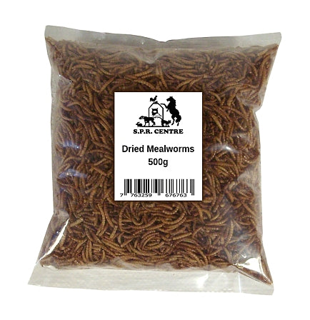 Dried Mealworms 500g SPR Centre