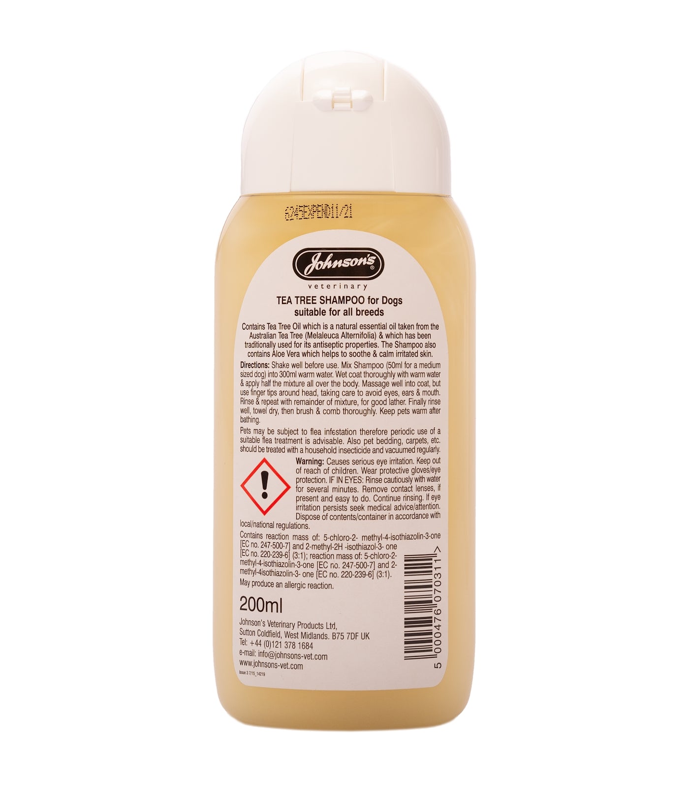Johnson's - Tea Tree Shampoo for Dogs - 200ml