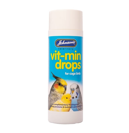 Johnson's - Vit-Min Drops for Cage Birds - 100ml