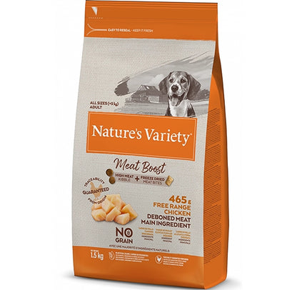 Natures Variety - Meat Boost Free Range Chicken for Adult Dogs - 1.5kg