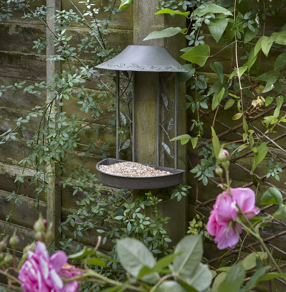 Peckish - Secret Garden Wall Hanging Bird Table