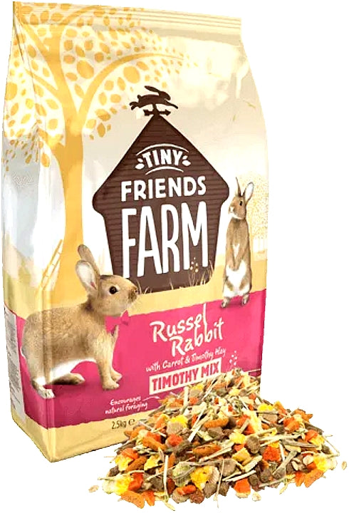 Supreme Tiny Friends Farm - Russel Rabbit Timothy Mix - 2.5kg