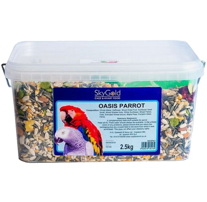 SkyGold - Oasis Parrot Food 2.5kg Tub - Buy Online SPR Centre UK