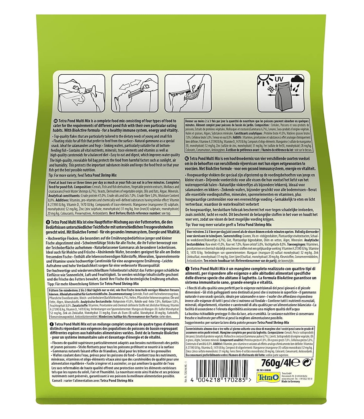 Tetra Pond - Multi Mix - 760g