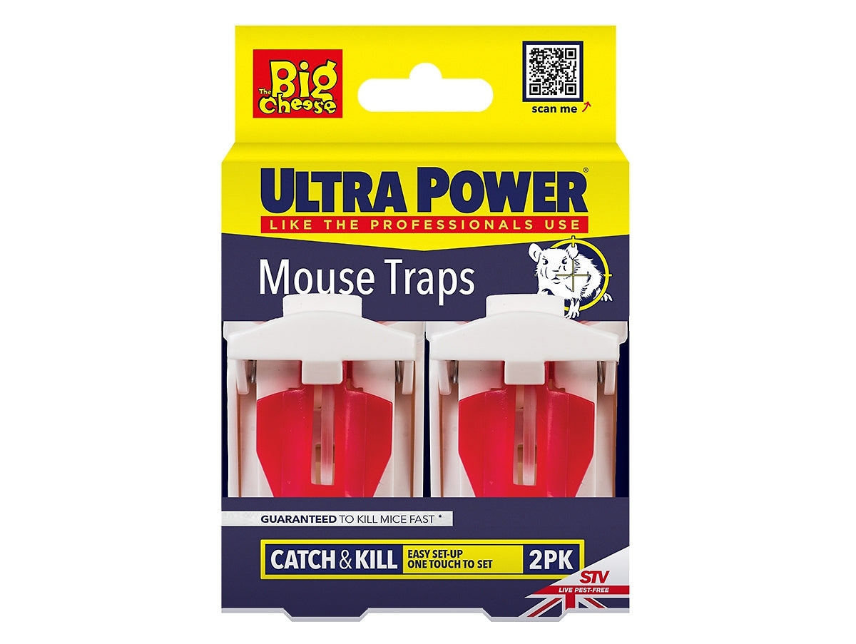 The Big Cheese - Ultra Power Mouse Traps (Pack of 2)