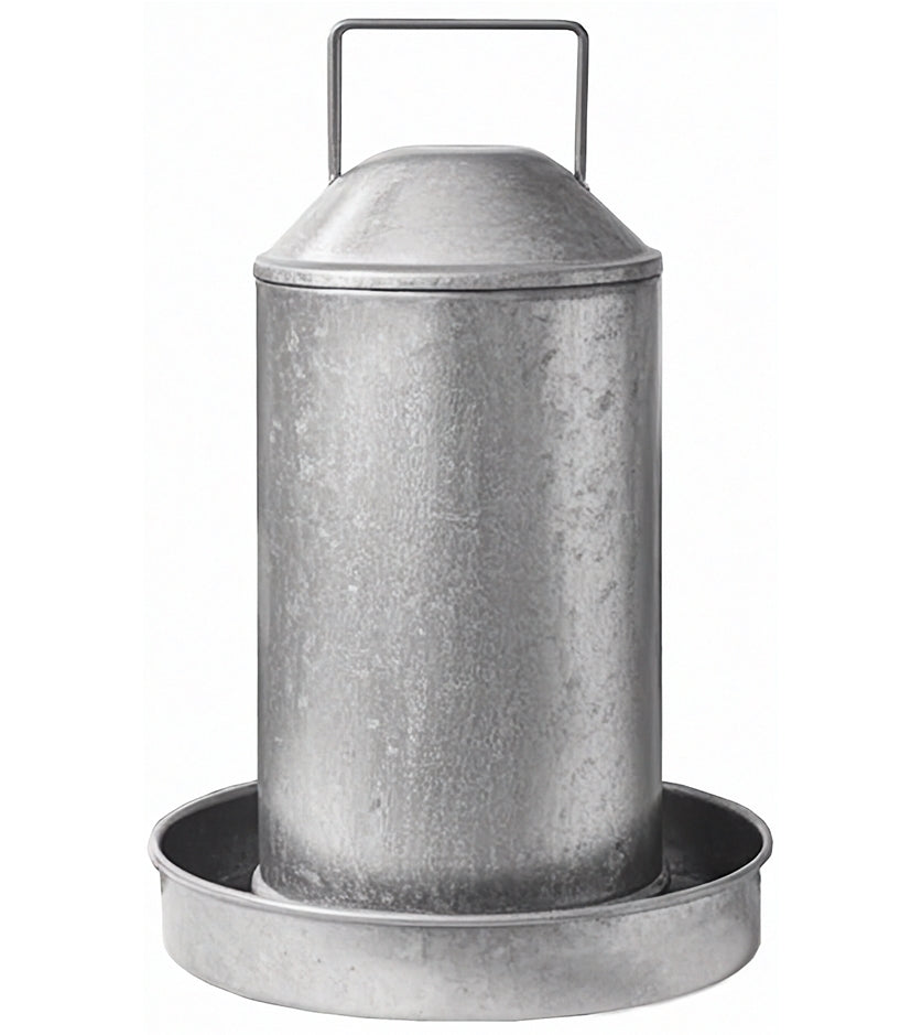 Heritage - 1 Gallon Galvanised Poultry Drinker - Buy Online SPR Centre UK