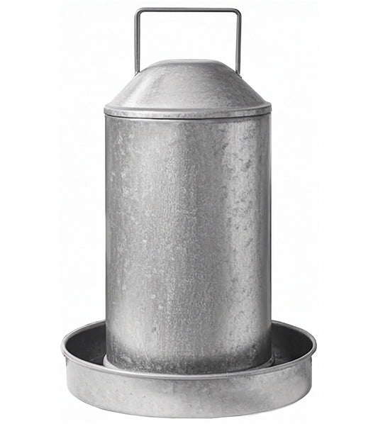 Heritage - 1 Gallon Galvanised Poultry Drinker - Buy Online SPR Centre UK