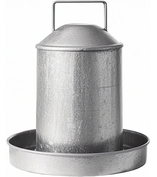 Heritage - 2 Gallon Galvanised Poultry Drinker - Buy Online SPR Centre UK