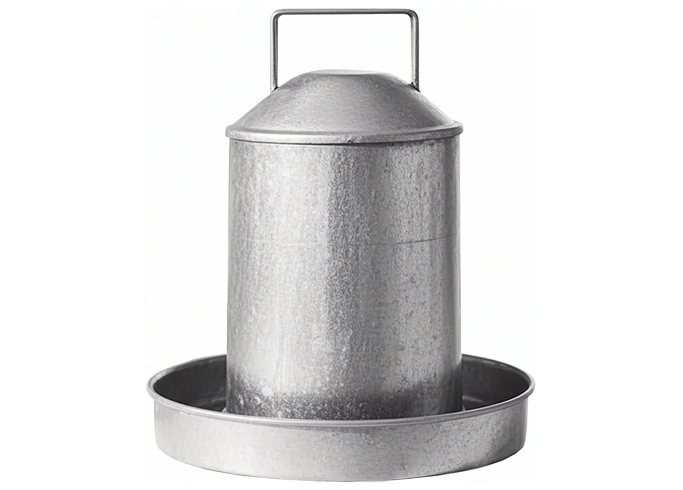 Heritage - 2 Gallon Galvanised Poultry Drinker - Buy Online SPR Centre UK