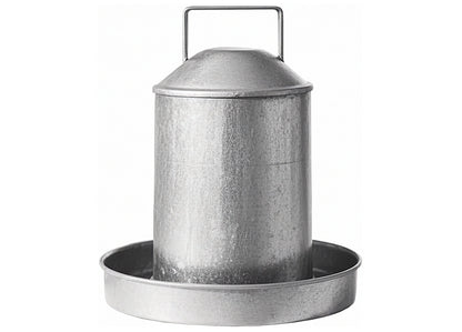 Heritage - 2 Gallon Galvanised Poultry Drinker - Buy Online SPR Centre UK
