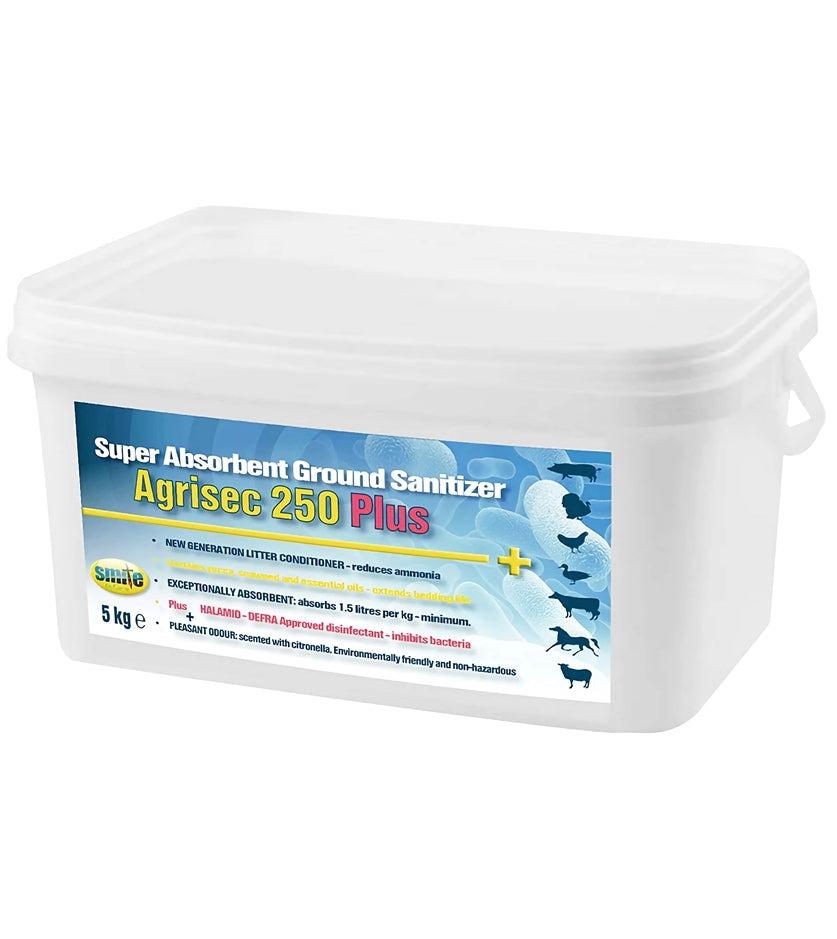 Smite Biocare - Agrisec 250 Plus (Super Absorbent Ground Sanitizer) - Buy Online SPR Centre UK