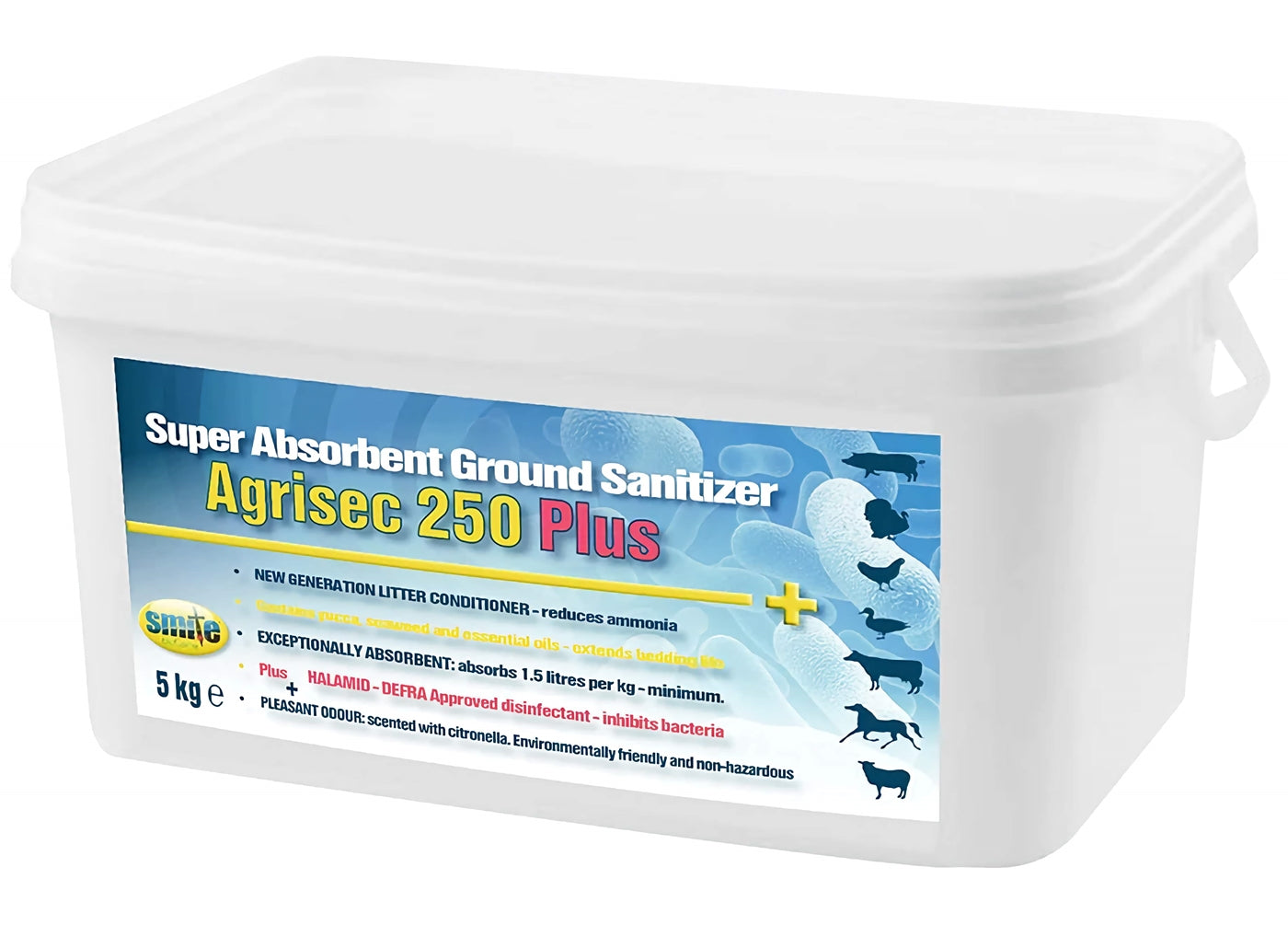 Smite Biocare - Agrisec 250 Plus (Super Absorbent Ground Sanitizer) - Buy Online SPR Centre UK